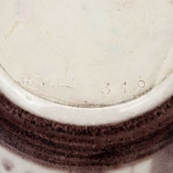 Ravelli number 319 vintage jar with lid