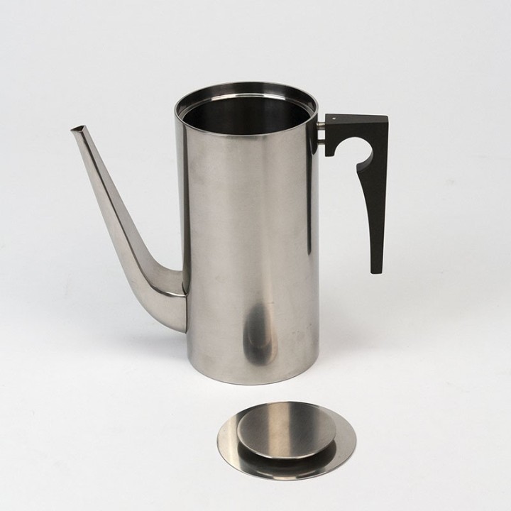 Vintage coffeepot Stelton Cylinda line design Arne Jacobsen