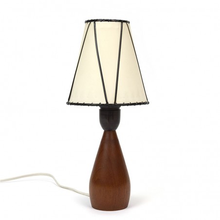 Small model Danish vintage table lamp from the 50s