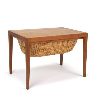 Severin Hansen vintage bijzettafel/ naaigerei tafeltje