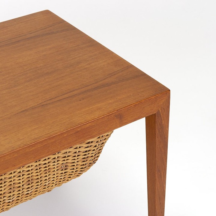 Severin Hansen vintage side table / sewing kit table