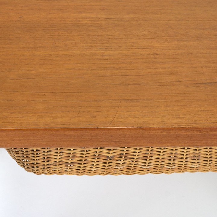 Severin Hansen vintage side table / sewing kit table