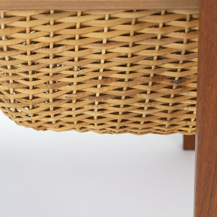 Severin Hansen vintage side table / sewing kit table