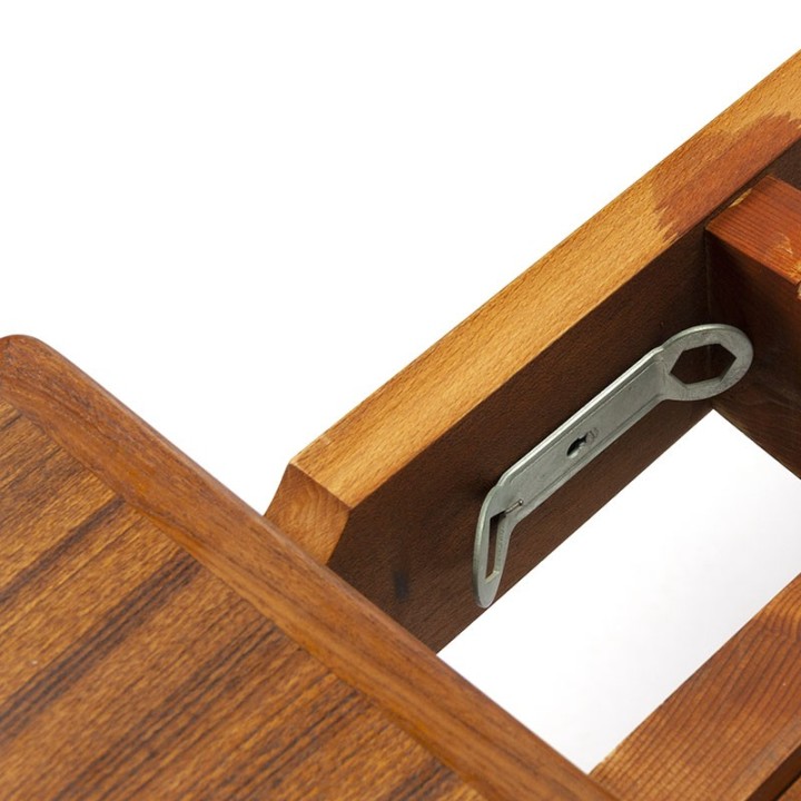 Vintage Deense design eettafel model 50 van Omann Jun