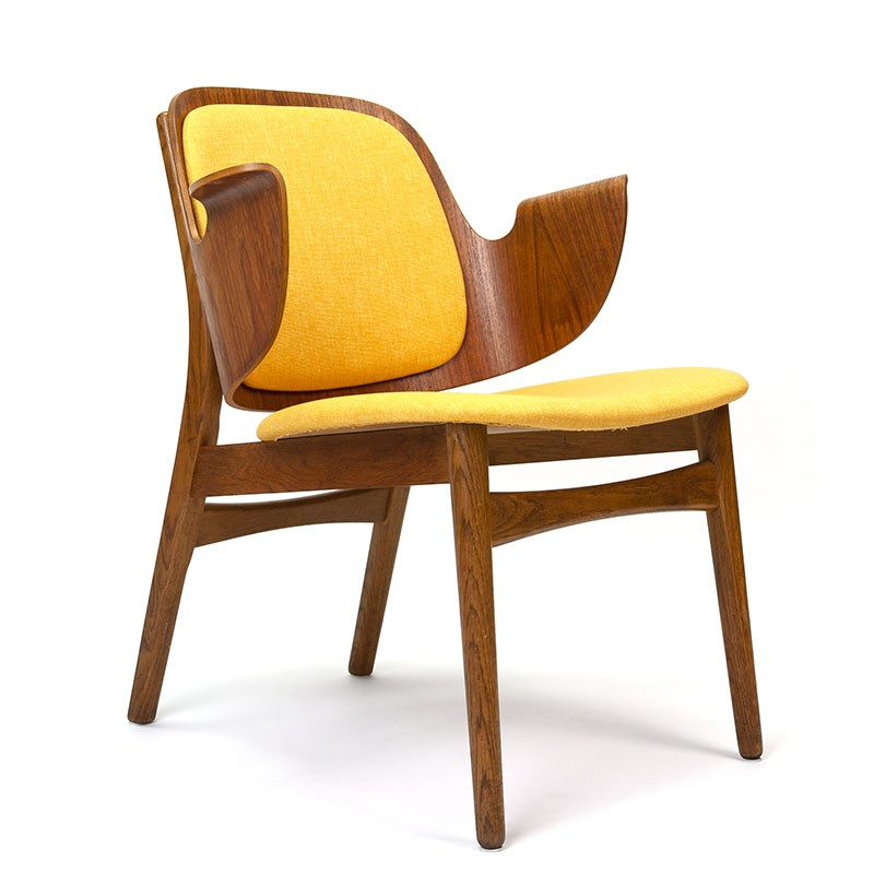 Deense vintage fauteuil ontwerp Hans Olsen voor Bramin model 107