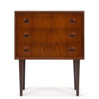 Danish luxury mid-century vintage chest of drawers with 3