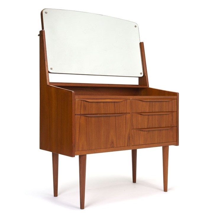 Teak mid-century design Danish vintage dressing table