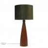 Danish vintage teak table lamp
