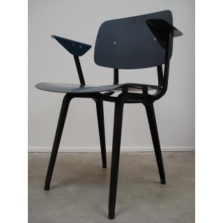 Friso Kramer first edition Revolt chair in blue - Retro