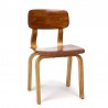 Wooden vintage children's school chair