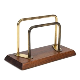 Palissander Deens vintage klein model briefhouder