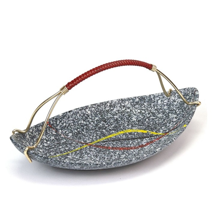 Foreign aardewerk vintage serveer schaaltje