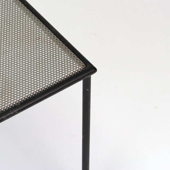 Perforated metal vintage side table from Artimeta