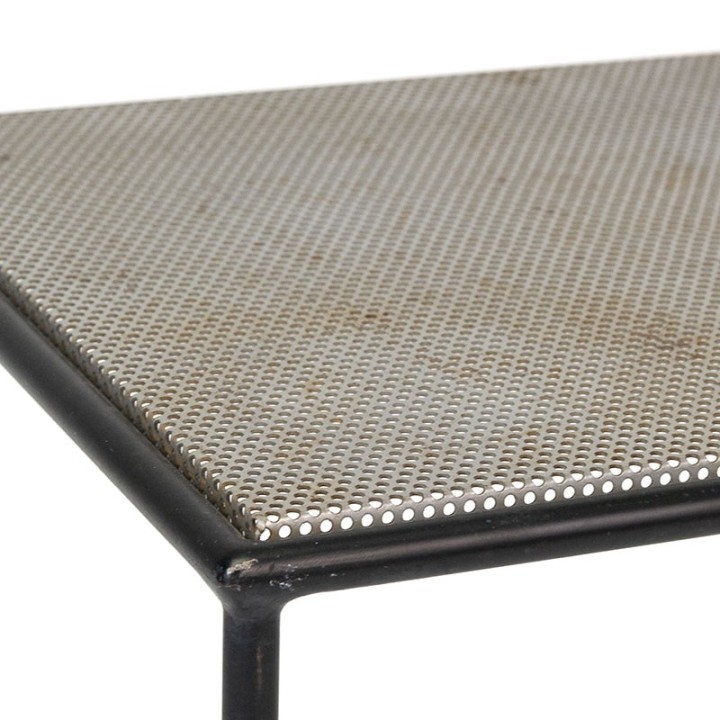 Perforated metal vintage side table from Artimeta