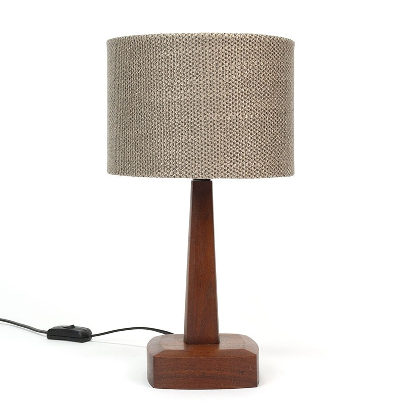 Teak Danish vintage table lamp
