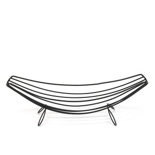 Vintage wire steel fifties fruit bowl