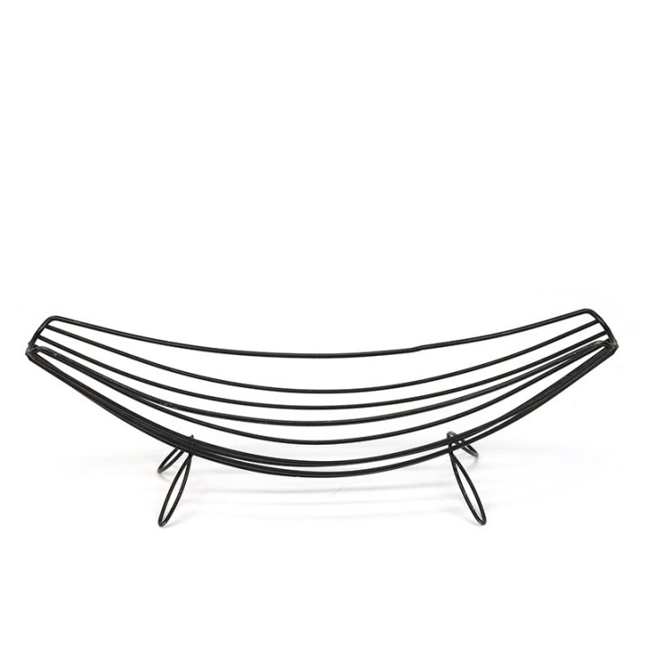 Vintage wire steel fifties fruit bowl
