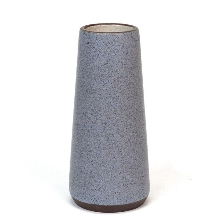 Blauw/ grijze vintage vaas van Zaalberg keramiek