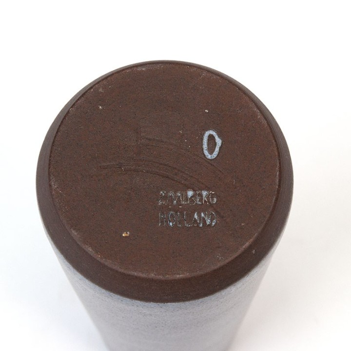 Blue/grey vintage vase from Zaalberg ceramics