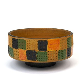 Italian vintage pottery design bowl