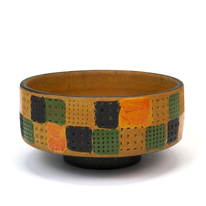 Italiaanse vintage aardewerken design schaal