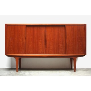 Dressoir van teakhout hoog model - Retro Studio