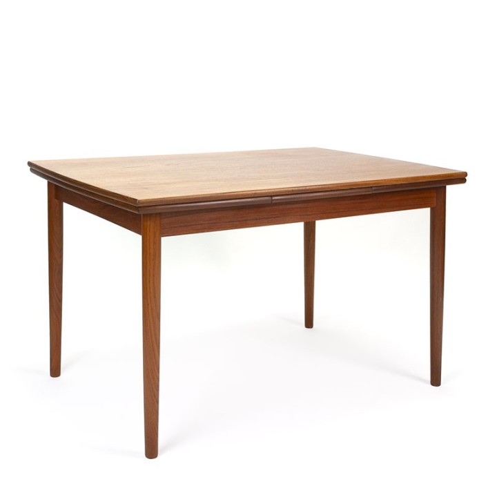 Danish vintage dining table small model extendable