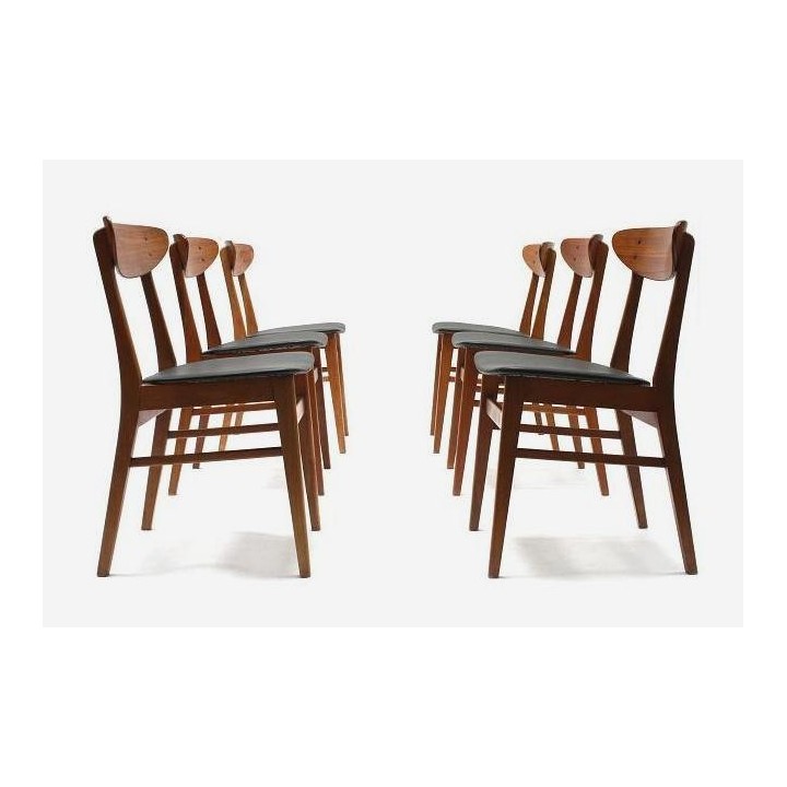 Set van 6 stoelen van Farstrup - Retro Studio