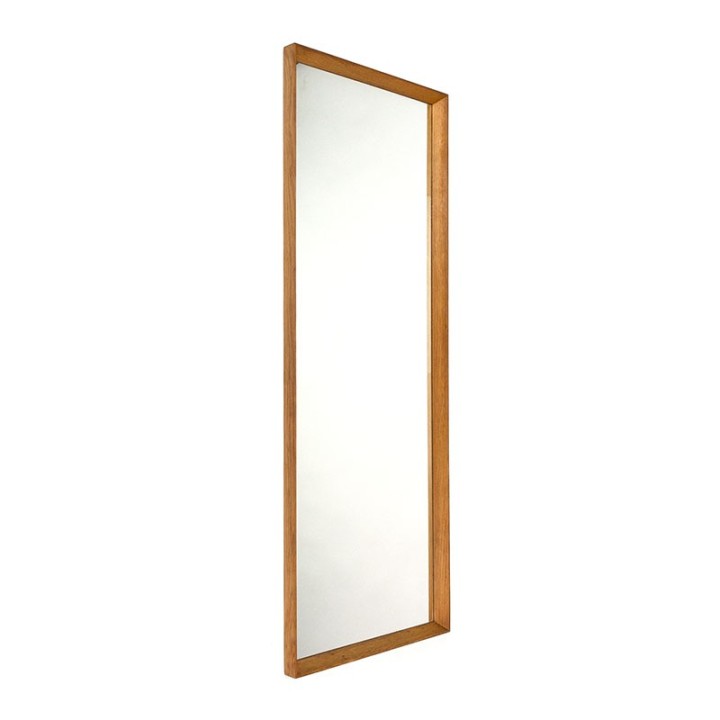 Oak vintage large model mirror Aarhus model 608