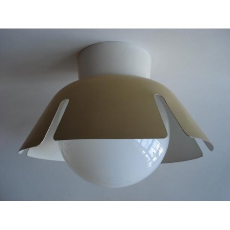 Fifties ceiling lamp yellow