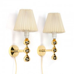 Set of 2 vintage H. Asmussen wall lamps