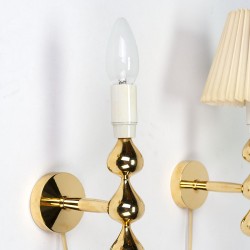 Set van 2 vintage H. Asmussen wandlampen