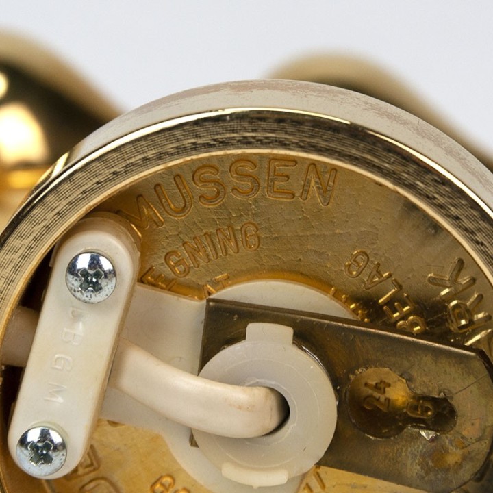 Set of 2 vintage H. Asmussen wall lamps