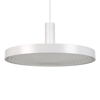 Danish vintage hanging lamp with perforated metal