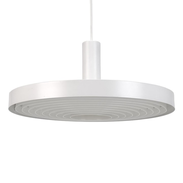 Deense vintage hanglamp met geperforeerd metaal