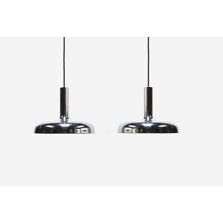 Set of 2 chrome lamps - Retro Studio