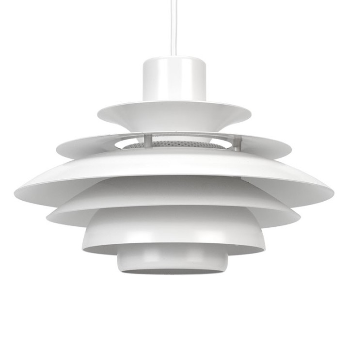 Danish vintage disc hanging lamp brand Jeka