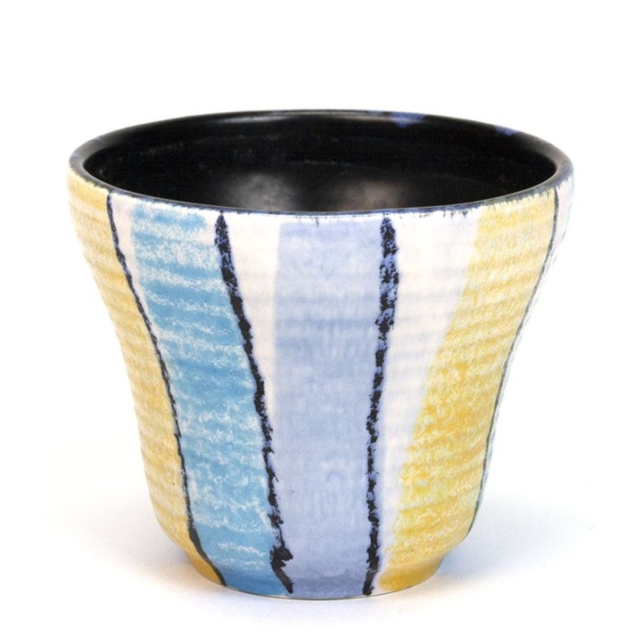 Vintage mini flower pot from Strehla Keramik