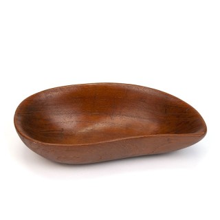 Organically shaped vintage Danish bowl