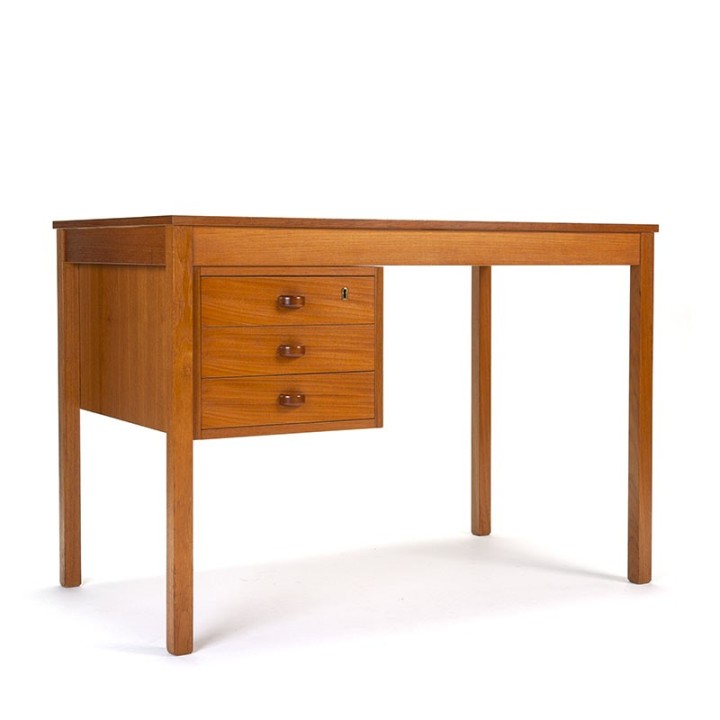 Danish teak vintage desk by Domino Møbler