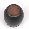 Small black vintage earthenware vase from Mobach