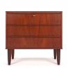 Danish teak chest of drawers vintage with long handle