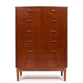 Mid-Century vintage Danish teak chest of drawers