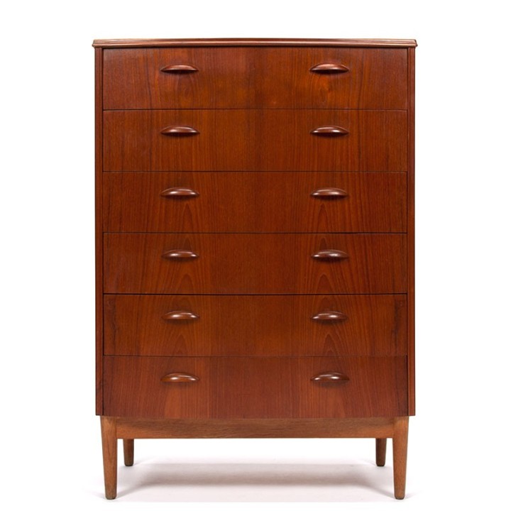 Mid-Century vintage Danish teak chest of drawers