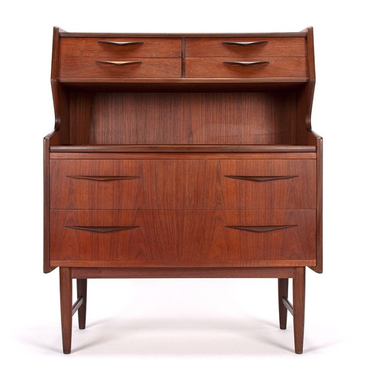 Deense vintage moderne Mid-Century design secretarie
