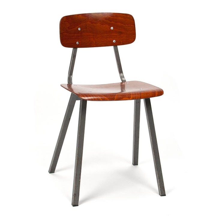 Industrial vintage school chair for children