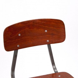 Industrial vintage school chair for children