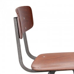 Industrial vintage school chair for children