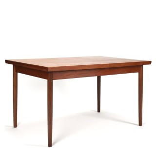 Deense vintage Mid-Century design eettafel in teak