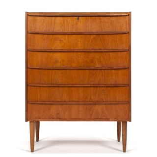 Danish teak Mid-Century vintage chest of drawers